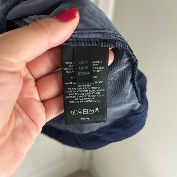 Anthro Maeve Harper Velvet Tunic Dress Blue Size Medium - Picture 7 of 11